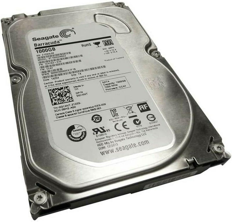 Накопичувач HDD SATA 1.0TB Seagate BarraCuda 7200.14 7200rpm 64MB (ST1000DM003) Refurbished