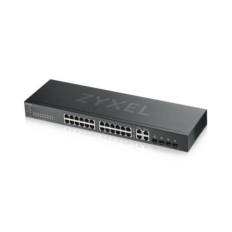 Комутатор ZYXEL GS1920-24V2 (GS1920-24V2-EU0101F) (24xGE, 4xGE/SFP, Smart,NebulaFlex)
