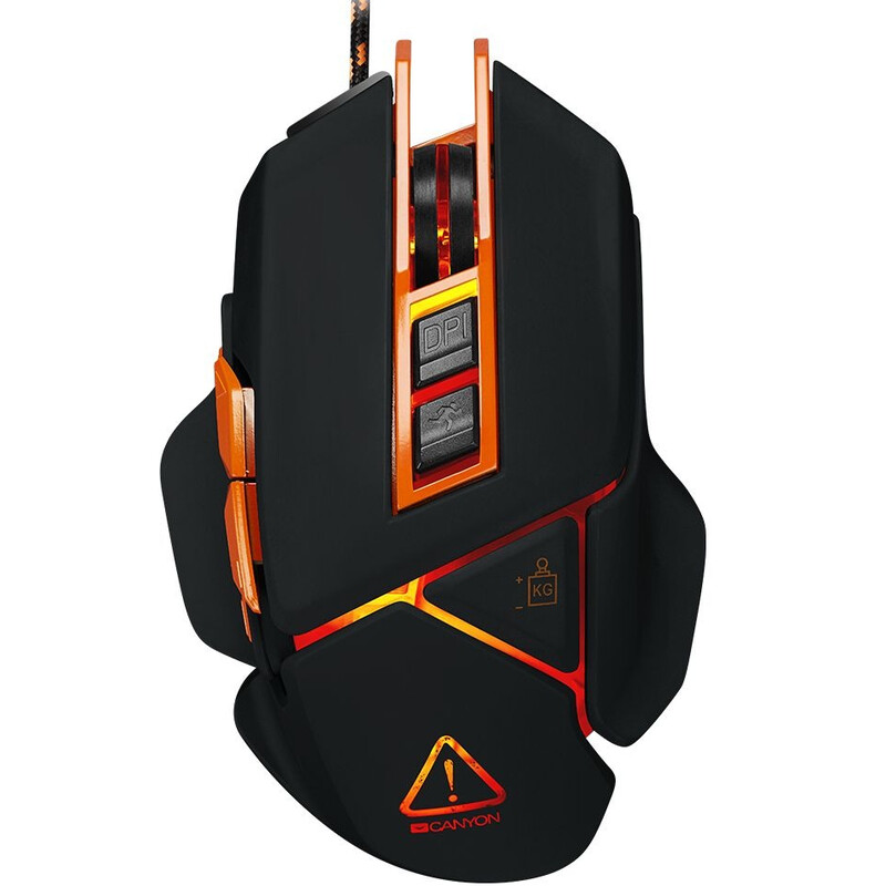 Мышь Canyon Hazard CND-SGM6N Black/Orange