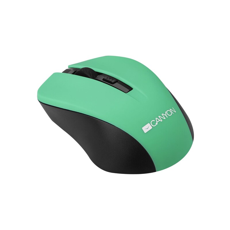 Мышь беспроводная Canyon CNE-CMSW1GR Green