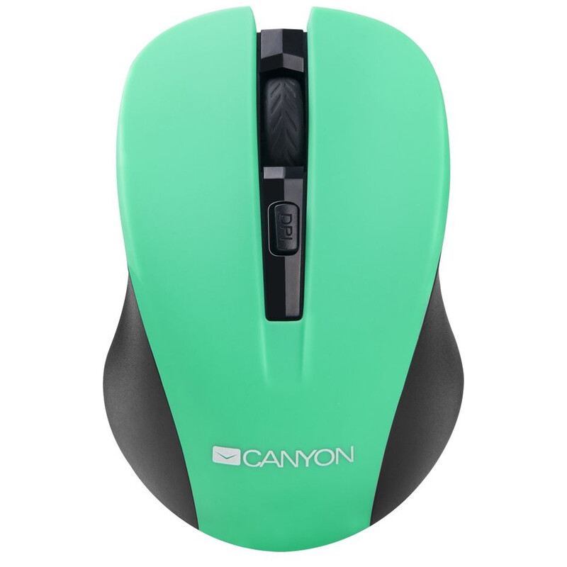 Мышь беспроводная Canyon CNE-CMSW1GR Green