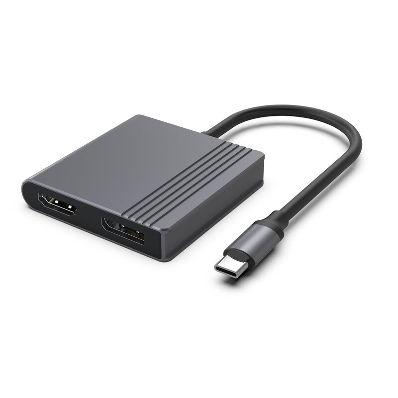 Док-станція Cablexpert USB-C 3-в-1 (A-CM-HDMIFDPF-01)