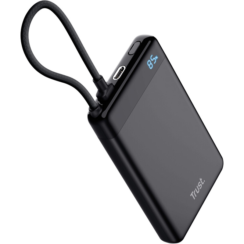 Універсальна мобільна батарея Trust Fiera 10000mAh 20W Black (25880)