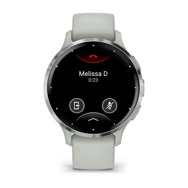 Смарт-часы Garmin Venu 3s Silver Stainless Steel Bezel with Sage Gray Case and Silicone Band (010-02785-01)