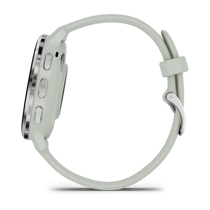 Смарт-часы Garmin Venu 3s Silver Stainless Steel Bezel with Sage Gray Case and Silicone Band (010-02785-01)