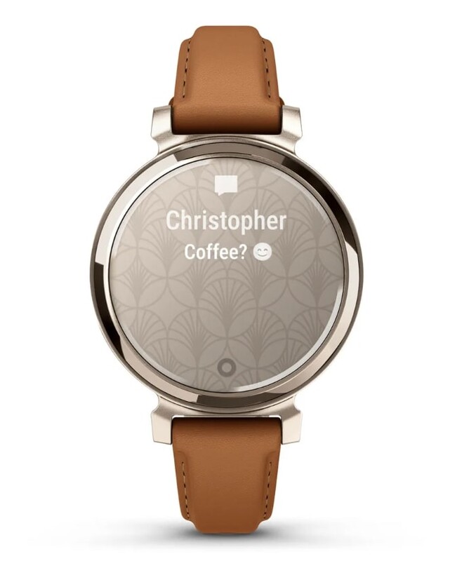 Смарт-годинник Garmin Lily 2 Classic Cream Gold with Tan Leather Band (010-02839-02)