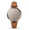 Фото - Смарт-годинник Garmin Lily 2 Classic Cream Gold with Tan Leather Band (010-02839-02) | click.ua