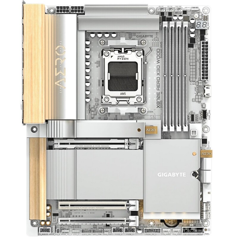 Материнская плата Gigabyte X870E Aero X3D Wood Socket AM5