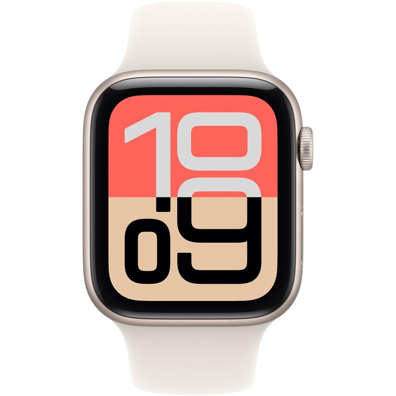 Смарт-годинник Apple Watch SE 3 GPS + Cellular 40mm Starlight Aluminium Case with Starlight Sport Band - S/M (MEP64RK/A)