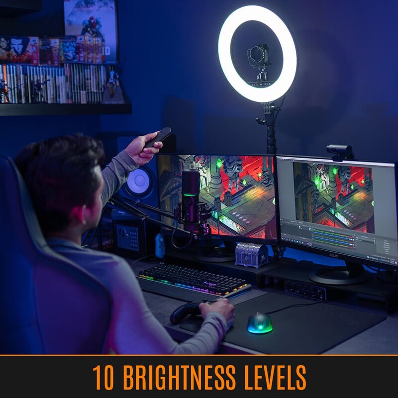 Кільцева LED-лампа Streamplify Light 14 (SPIR-LZ14222.11)