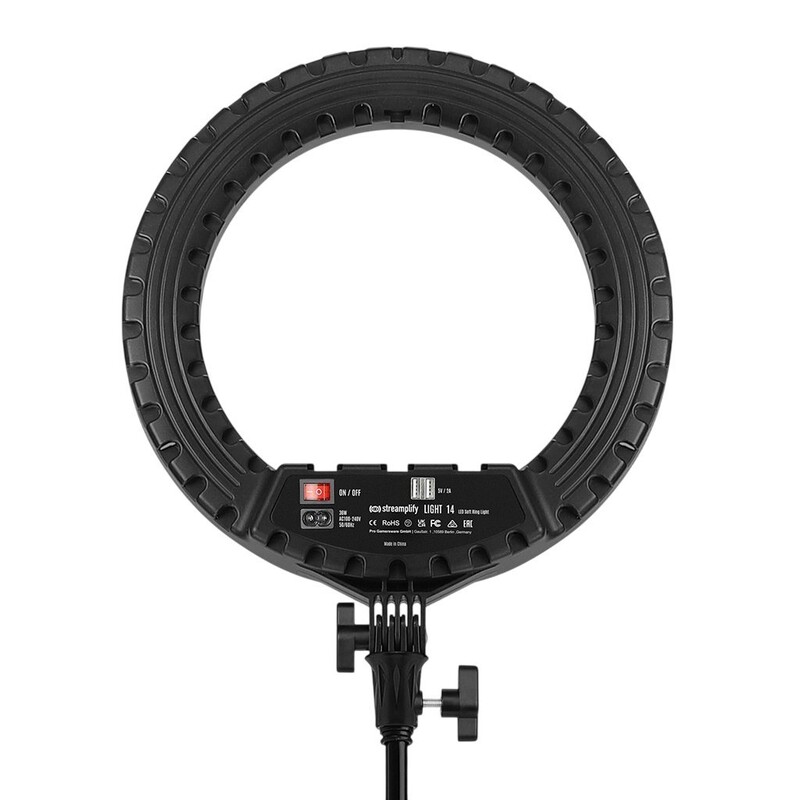 Кільцева LED-лампа Streamplify Light 14 (SPIR-LZ14222.11)