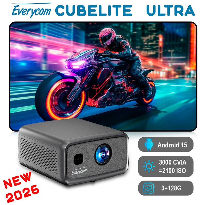 Проєктор Everycom Cubelite Ultra