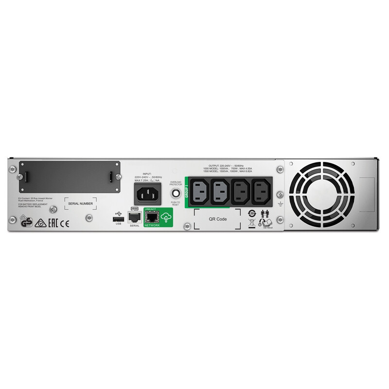 ИБП APC Smart-UPS 1000VA LCD (SMT1000RMI2UC)