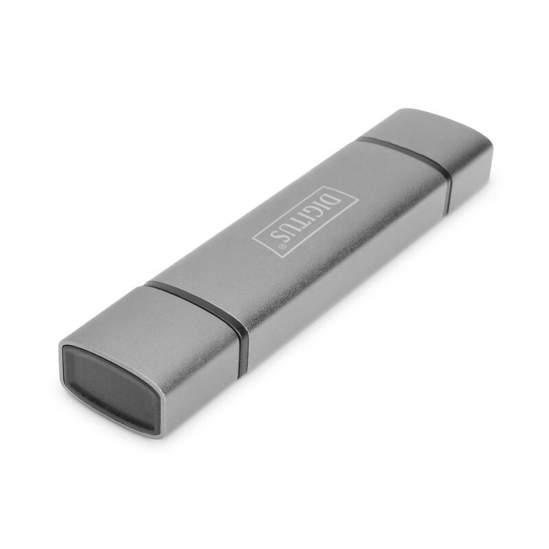 Картридер Digitus 3-в-1 Silver (DA-70886)
