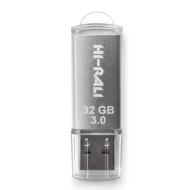 Флеш-накопитель USB3.0 32GB Hi-Rali Rocket Series Silver (HI-32GB3VCSL)
