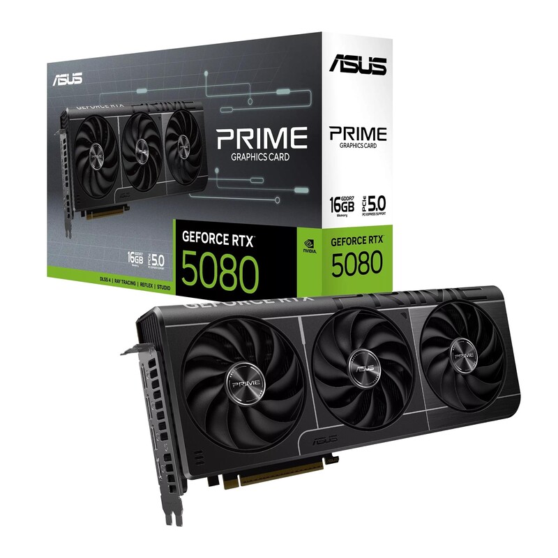 Відеокарта GF RTX 5080 16GB GDDR7 Prime Asus (90YV0LX1-M0NA00)