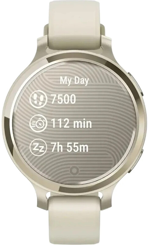 Смарт-годинник Garmin Lily 2 Active Lunar Gold with Bone Silicone Band (010-02891-00)