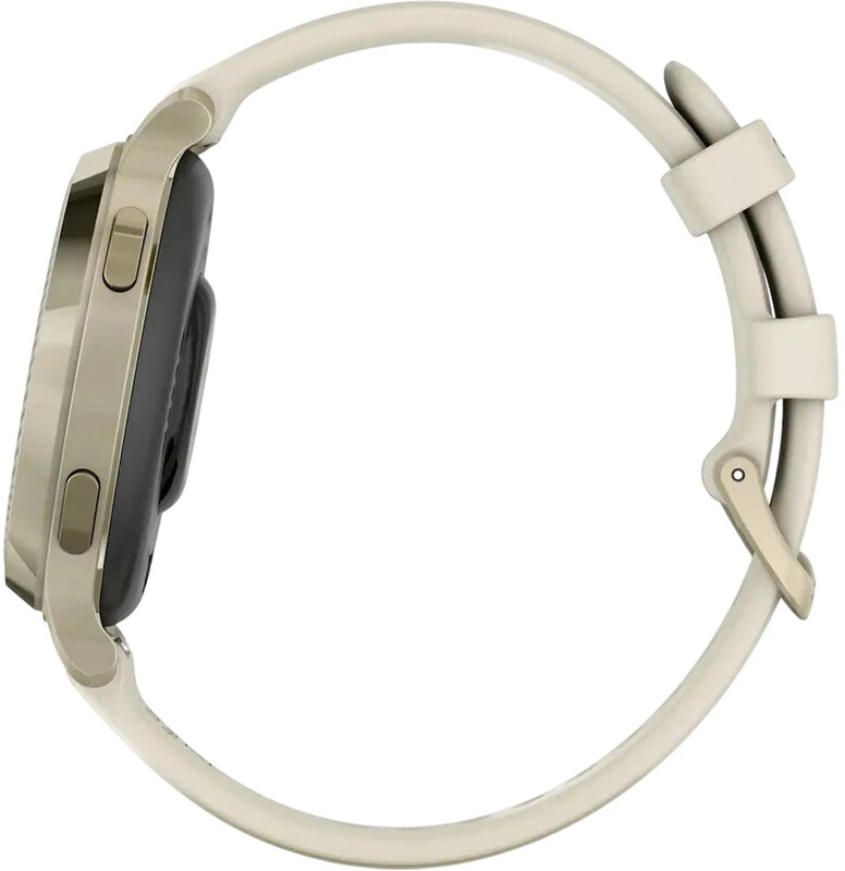 Смарт-годинник Garmin Lily 2 Active Lunar Gold with Bone Silicone Band (010-02891-00)