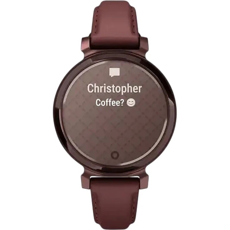Смарт-часы Garmin Lily 2 Classic Dark Bronze with Mulberry Leather Band (010-02839-03)