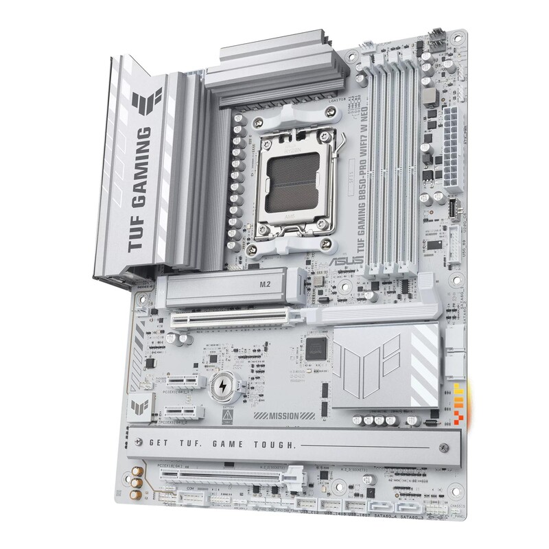 Материнська плата Asus TUF Gaming B850-Pro WiFi7 White Neo Socket AM5