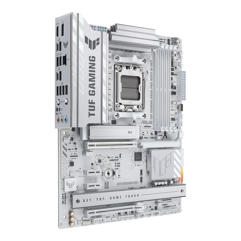 Материнська плата Asus TUF Gaming B850-Pro WiFi7 White Neo Socket AM5