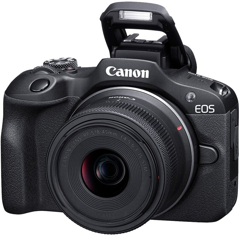 Цифрова фотокамера Canon EOS R100 + RF-S 18-45 IS STM + RF 75-300 IS STM (6052C121)
