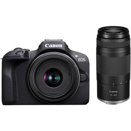 Цифрова фотокамера Canon EOS R100 + RF-S 18-45 IS STM + RF 75-300 IS STM (6052C121)