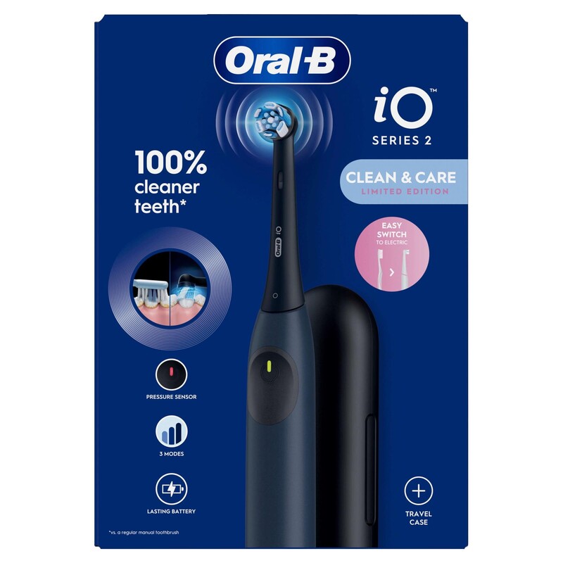 Зубна електрощітка Braun Oral-B iO Series 2 iOS2.1B9.2K + футляр Black