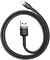 Фото - Кабель Baseus Cafule USB-Lightning, 0.5м Grey-Black (CALKLF-AG1) | click.ua