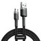 Фото - Кабель Baseus Cafule USB-microUSB, 1.5A, 2м Black/Grey (CAMKLF-CG1) | click.ua