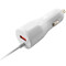 Фото - Автомобильное зарядное устройство Canyon (1USB, 2.4A) White (CNE-CCA033W) + кабель Lightning | click.ua