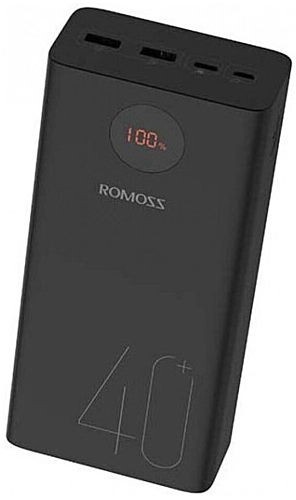 Універсальна мобільна батарея Romoss PEA40 40000mAh 22.5W Black (PEA40-152-2111H)