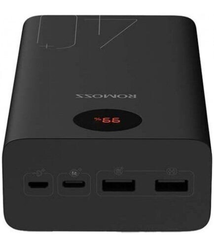 Універсальна мобільна батарея Romoss PEA40 40000mAh 22.5W Black (PEA40-152-2111H)