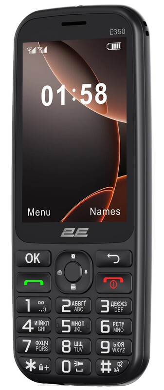 Мобильный телефон 2E E350 Black (694743656879)