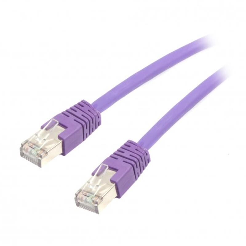 Патч-корд S/FTP Cablexpert (PP6A-LSZHCU-V-0.25M) cat.6a, литой, 50u штекер с защелкой, 0.25м, пурпурный