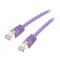 Фото - Патч-корд S/FTP Cablexpert (PP6A-LSZHCU-V-0.25M) cat.6a, литой, 50u штекер с защелкой, 0.25м, пурпурный | click.ua