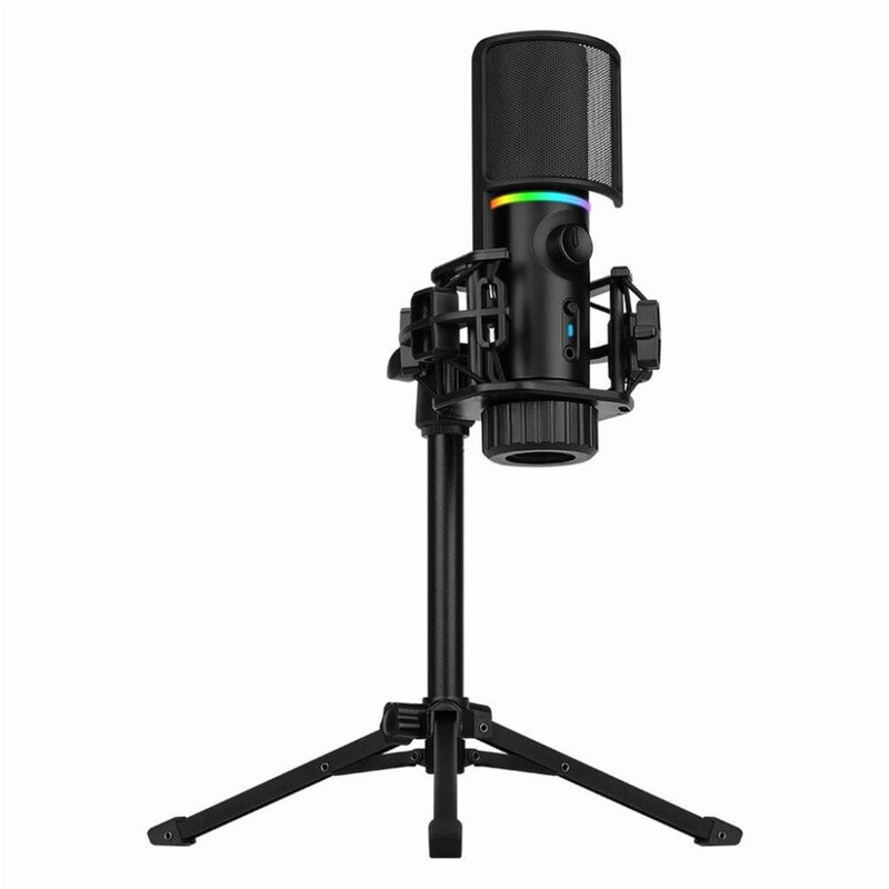 Микрофон Streamplify MIC TRIPOD-48-RGB-TP Black (SPMC-MZ1C127.11)