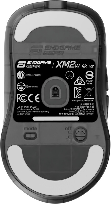 Миша бездротова Endgame Gear XM2w 4K v2 Black Transparent Wireless (PGW-EG-MOU-081)