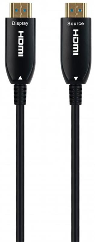 Кабель Cablexpert HDMI - HDMI V 2.1 (M/M), с позолоченными контактами, 15 м, черный (CCBP-HDMI8K-AOC-15M-EU)