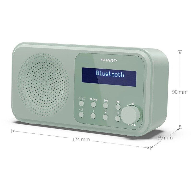 Радіоприймач Sharp DR-P420 Green (DR-P420(GN))