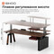 Фото - Комп`ютерний стіл Sihoo D07 Walnut/Black (D07B-101/D07J-101-AB) | click.ua