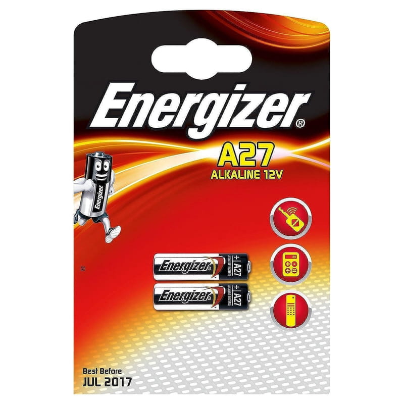 Батарейка Energizer A27 (27A) 12V BL 2 шт
