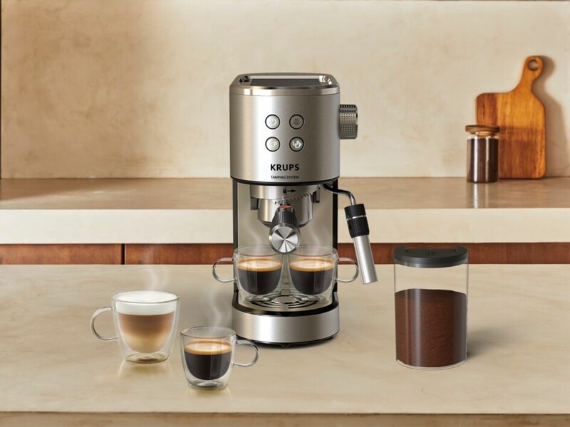 Кофеварка Krups Virtuoso+ Tamping System XP499EE0
