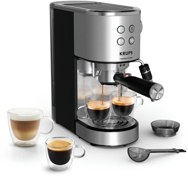 Кофеварка Krups Virtuoso+ Tamping System XP499EE0