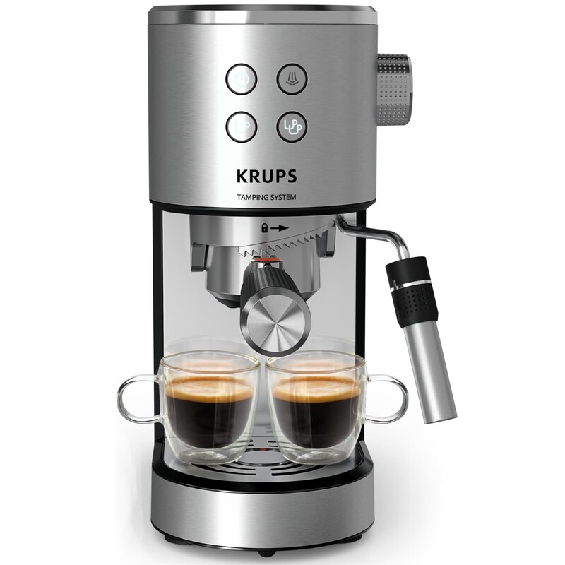 Кофеварка Krups Virtuoso+ Tamping System XP499EE0