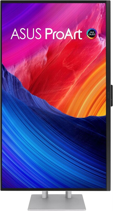 Монітор Asus 26.5" ProArt PA27UCDMR (90LM04NE-B01K71) OLED Silver/Black 240Hz