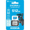 Фото - Карта пам`ятi MicroSDXC 512GB UHS-I/U3 Class 10 Kioxia Exceria G3 R100/W50MB/s + SD-adapter (LMEX3L512GG2) | click.ua