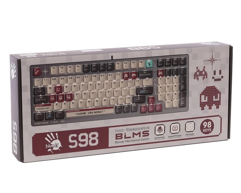 Клавиатура Bloody S98 Pixels Red