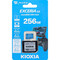 Фото - Карта пам`ятi MicroSDXC 256GB UHS-I/U3 Class 10 Kioxia Exceria G3 R100/W50MB/s + SD-adapter (LMEX3L256GG2) | click.ua