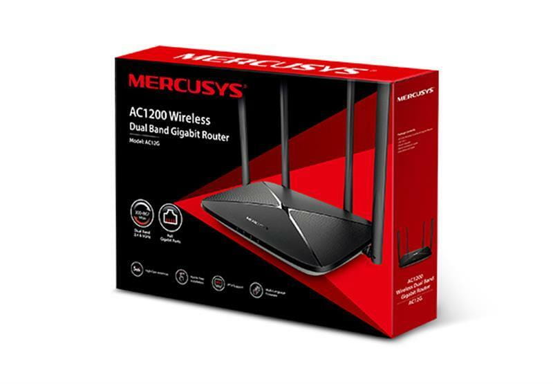 Бездротовий маршрутизатор Mercusys AC12G